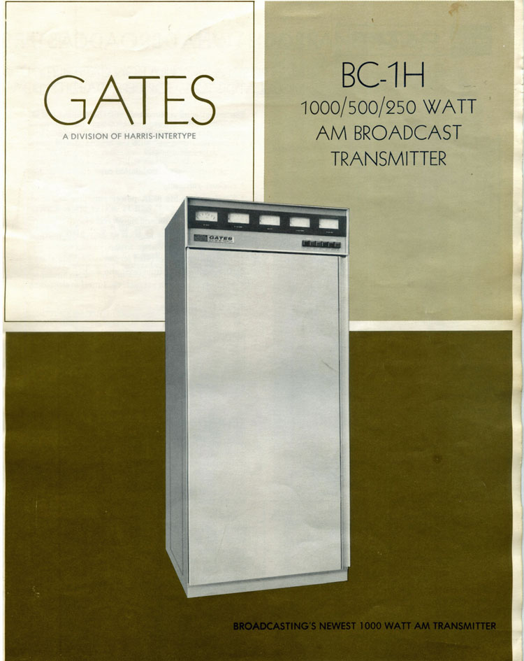 The Gates BC250GY transmitter Engineering Radio