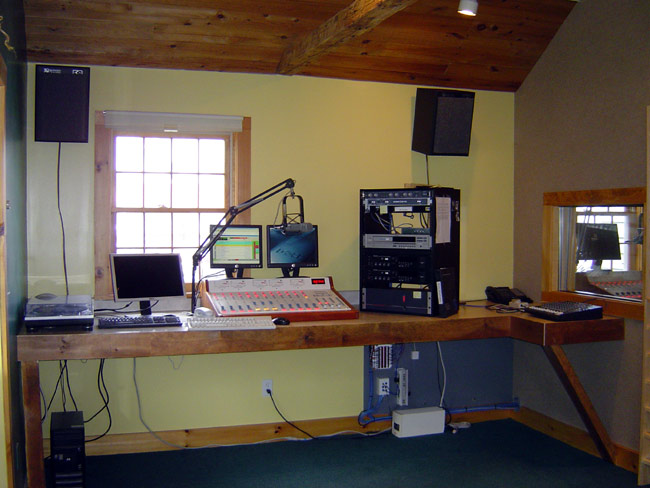 New WKZE air studio completed, console is a Radio System millennium 12