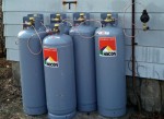 100 pound propane gas tanks