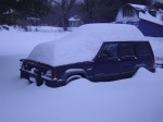 1997 Jeep Cherokee, January in my driveway