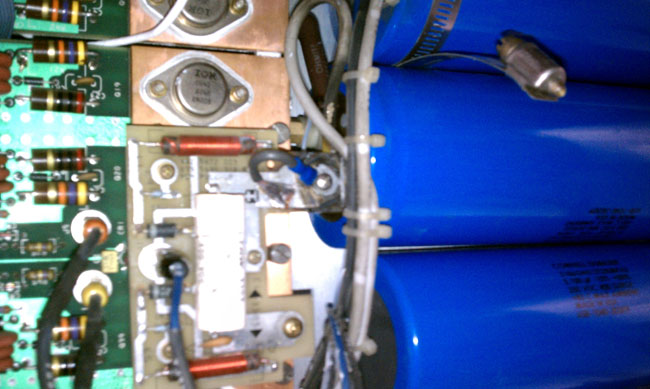 Harris SX 5 temporary repair to damaged PDM pull up board