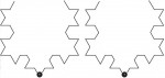 DTV fractal antenna template N=3 350 MHz center frequency