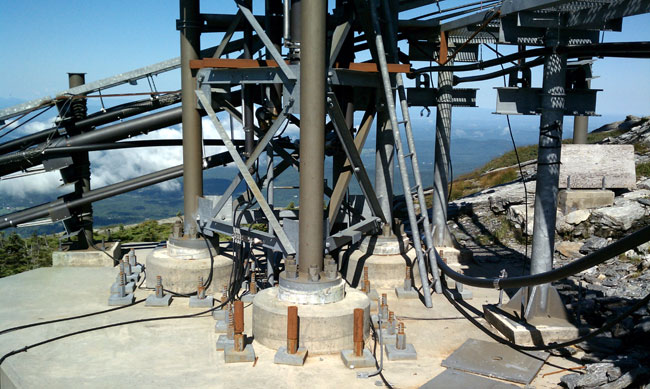 Mount Mansfield tower base