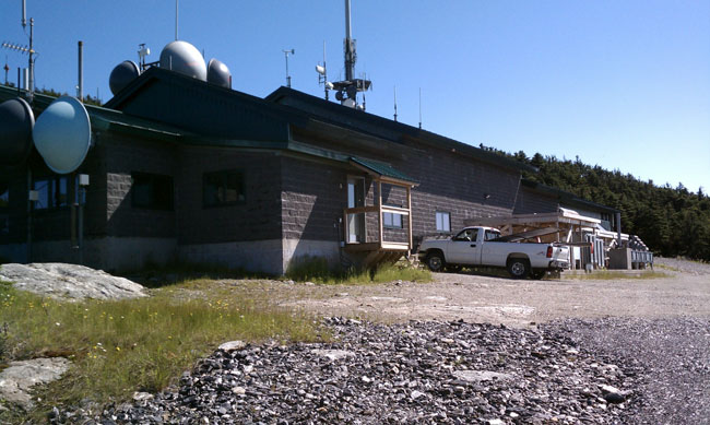 Mount Mansfield transmitter building
