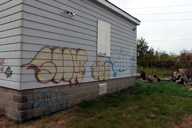 Graffiti WICC transmitter site, Bridgeport, CT