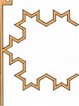Koch N3 fractal template