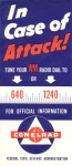 Three generations of emergency communications CONELRAD poster, circa 1950's