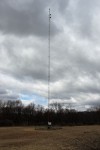 WSBS tower with W231AK antenna mounted
