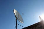 Satellite Dish Maintenance Comtech 3.7 meter dish