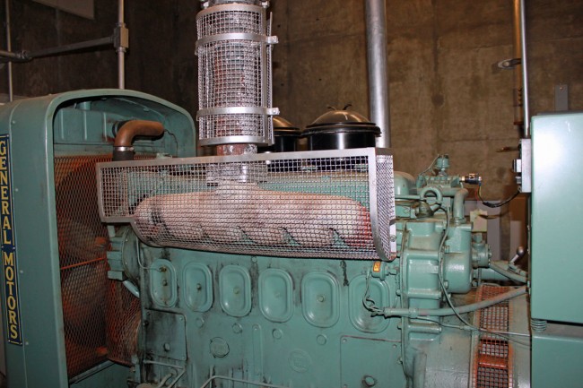 ATT Rock City NY generator, Detroit Diesel straight six engine