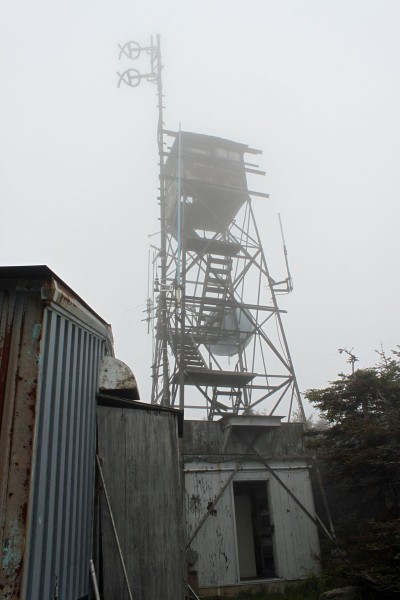 Killington Peak fire tower, WJJR WZRT transmitter building