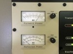 Broadcast Electronics AM5E output forward and reflected power meters