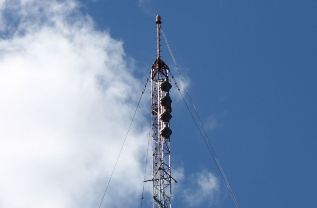 W232AL antenna, new installation on WFAS AM tower