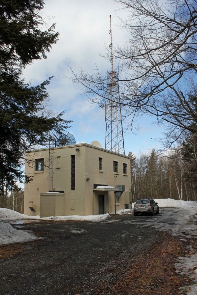 WFLY transmitter building, New Scotland, NY