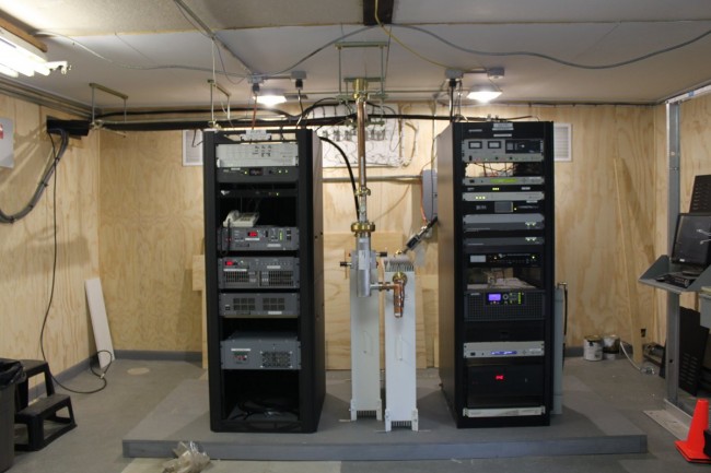 Transmitter racks for WUPE-FM, WNNI and W266AW