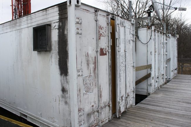 Shipping Container transmitter site