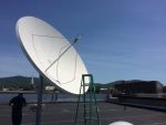 Mounting a new satellite dish