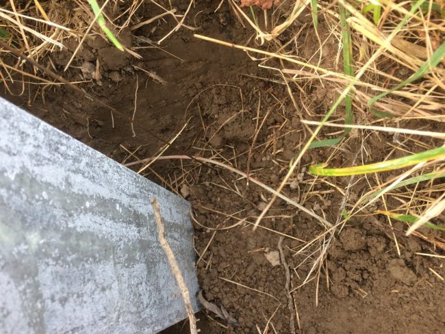 WROW-AM ground wire found and moved out of the way of mounting post