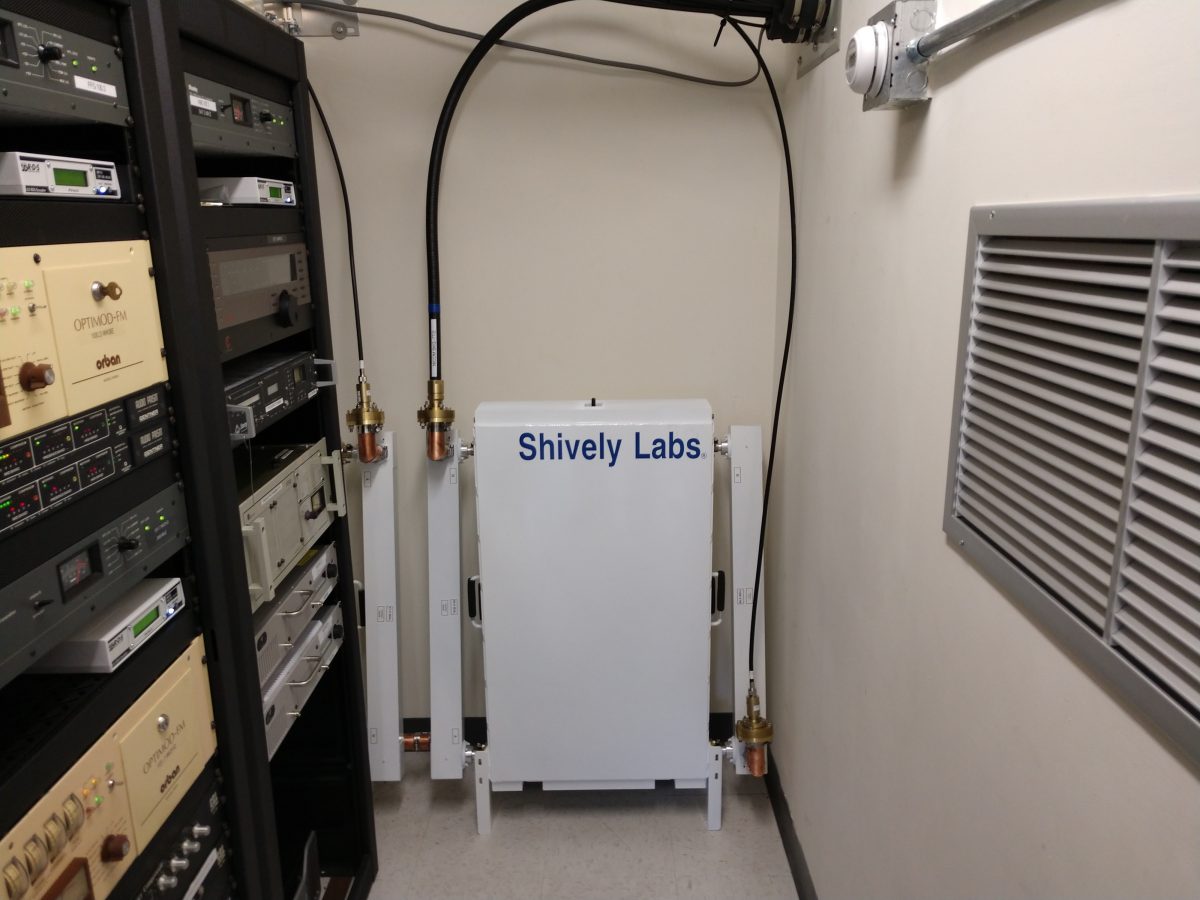 Shively Filter, connected to transmitters and antenna