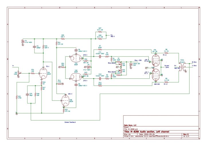 Audioromy M-828A schematic diagram