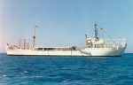 USCGC_Courier_off_Rhodes_in_July_1963